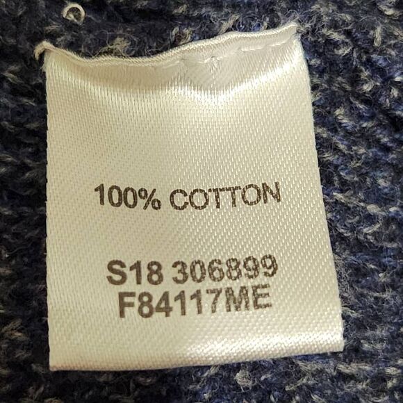 Weatherproof vintage waffle knit sweater heathered blue XXL - Picture 7 of 8